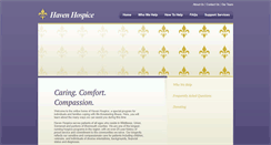 Desktop Screenshot of havenhospicenj.com